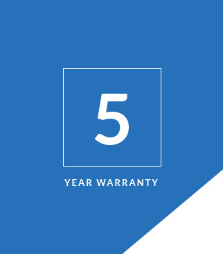 5 Year Warranty